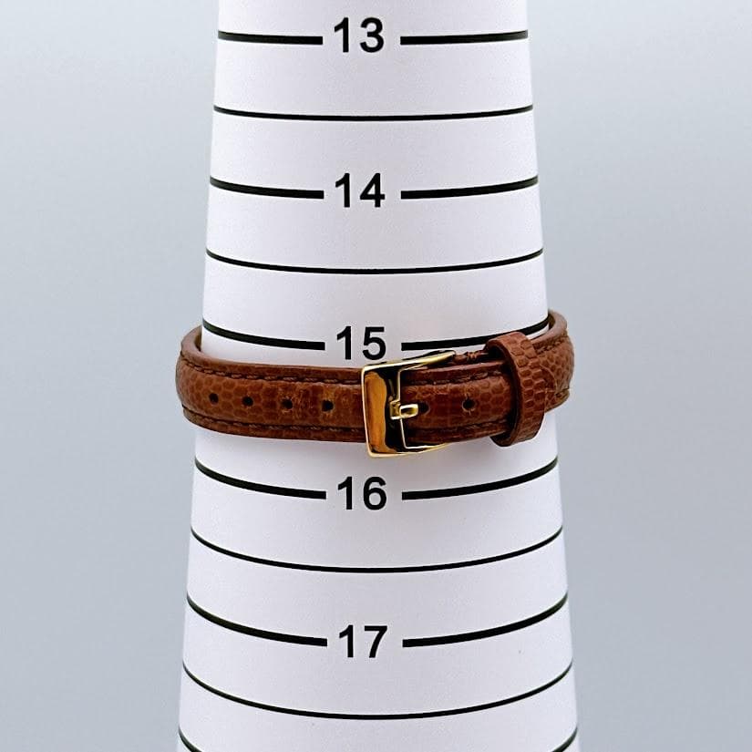 美品 セイコー アベニュー レディース腕時計 クォーツ ゴールド 茶色 動作良好