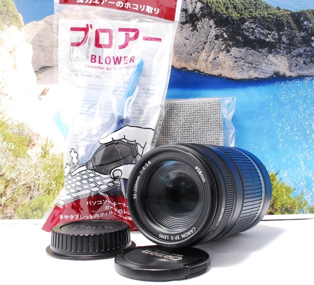 ❤️美品❤️Canon EF-S 55-250mm IS 望遠レンズ 手ぶれ補正