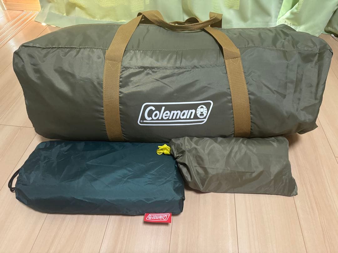 Coleman ラウンドスクリーン2ルームハウス(オリーブ)限定色