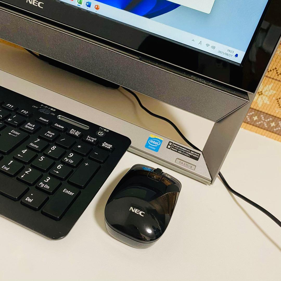 Y763 NECデスクトップSSDサクサク動く Windows11オフィス付き