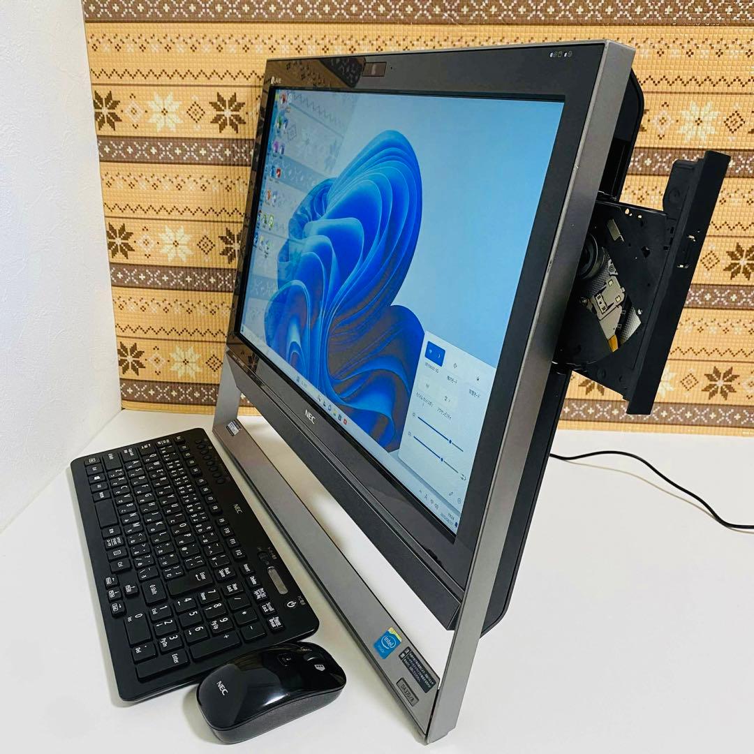 Y763 NECデスクトップSSDサクサク動く Windows11オフィス付き