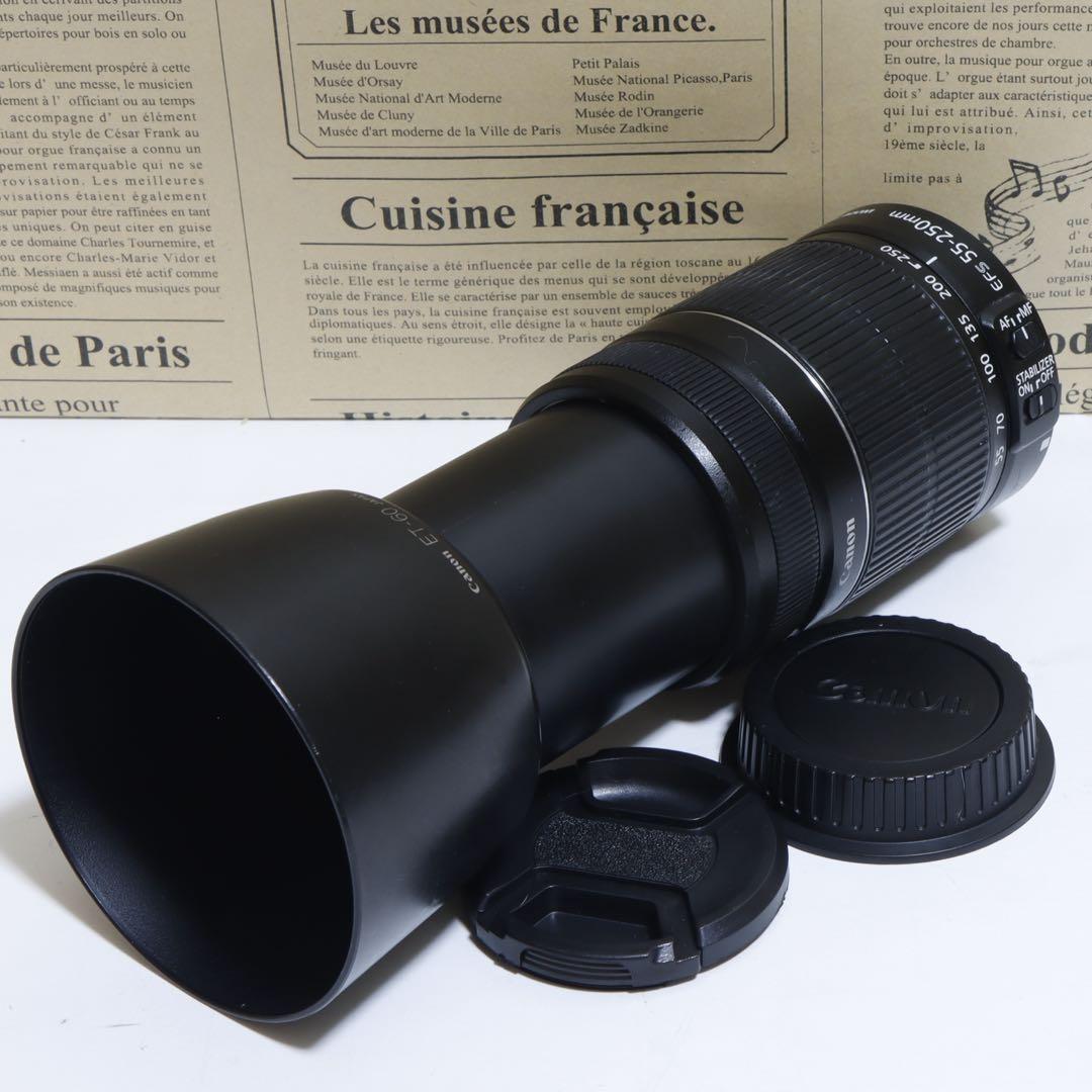 ⭐︎望遠&手ブレ&軽量&良光学⭐︎Canon 55-250mm IS ll ♫