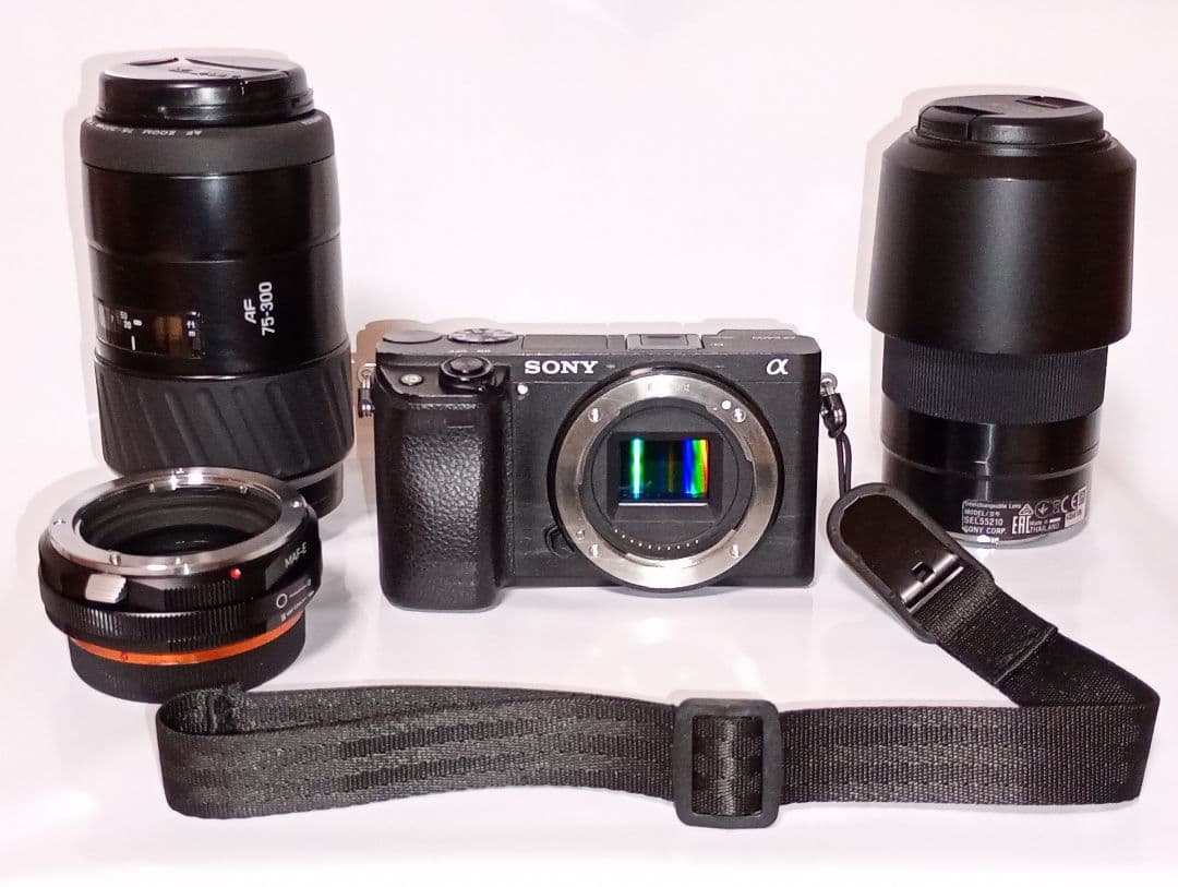 SONY α6400ミラーレス一眼カメラ E55-210 おまけ付 a6400