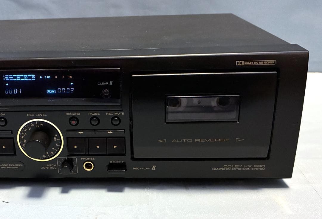 【動作OK！！】　ダブルカセットデッキ　TEAC　ティアック　W-790R　③