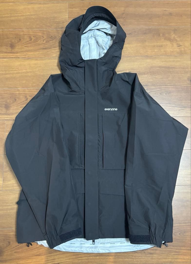 everyone 3layer shell jacket BLACK Lサイズ
