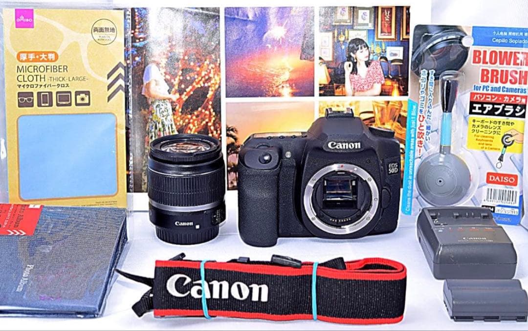 ☆スマホに送れる一眼レフ☆超本格入門☆ キャノン EOS 50Dセット♫