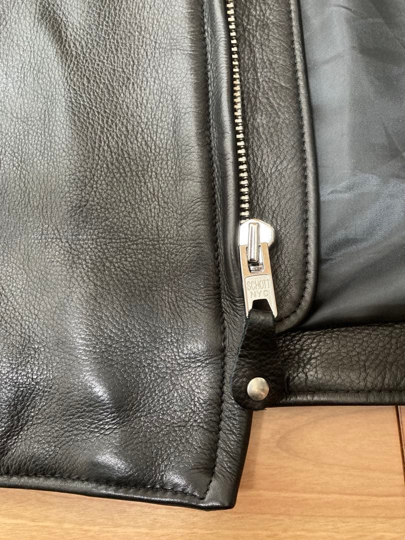 Schott ショット黒　シングルライダース　541xx 40 ニューネイキッド