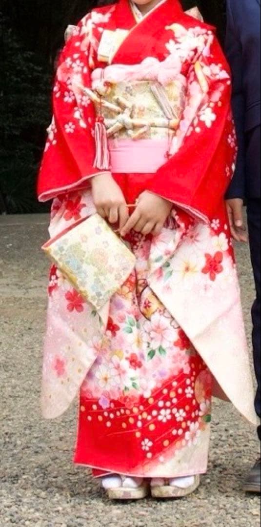 【七五三】7歳　女の子　着物セット　正絹