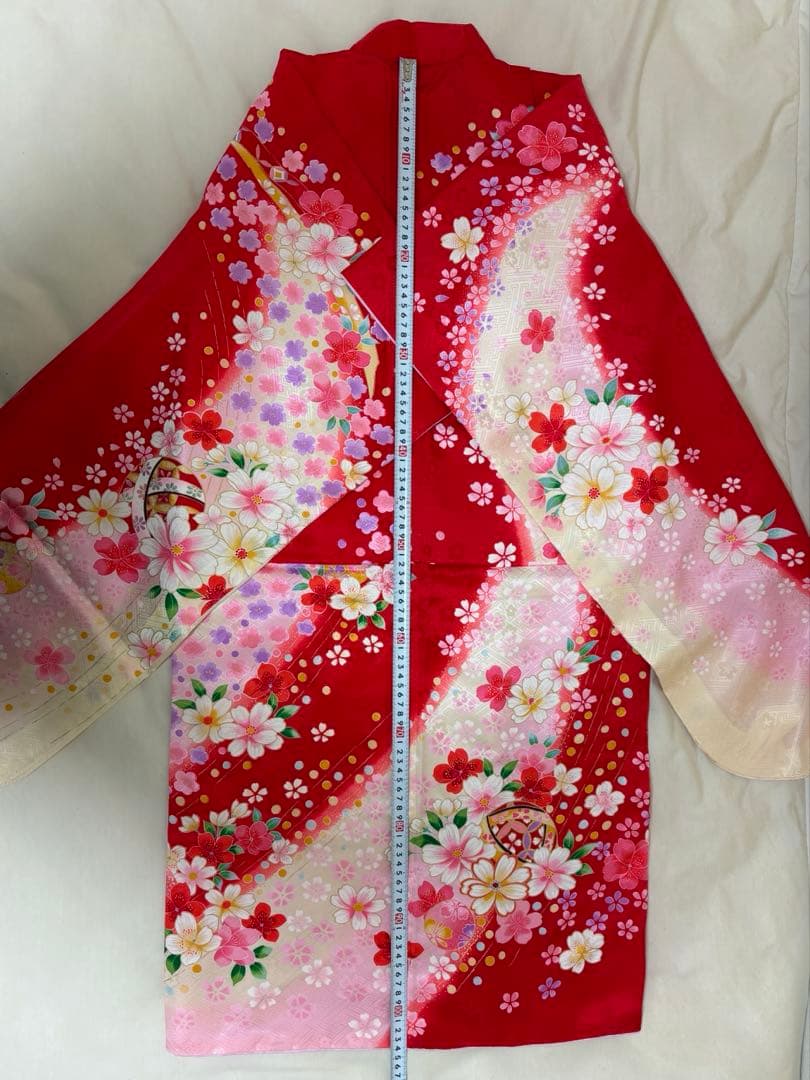 【七五三】7歳　女の子　着物セット　正絹