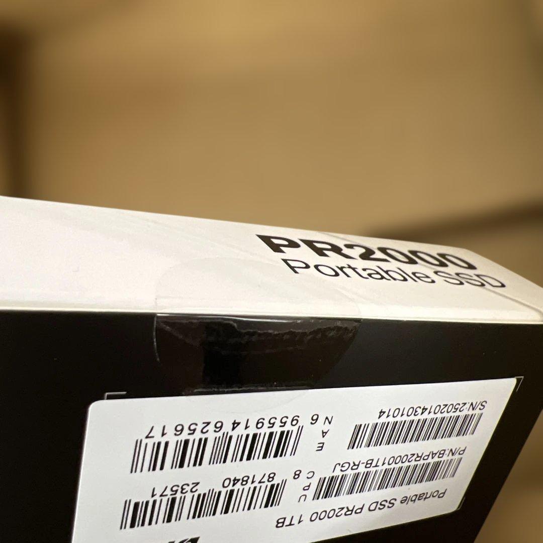 481 未開封　Biwin Amber 外付けSSD 1TB PR2000