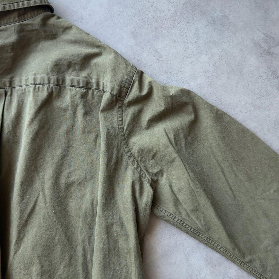 【MADISONBLUE】マダムシャツ ウォッシュドアウト カーキ コットン02