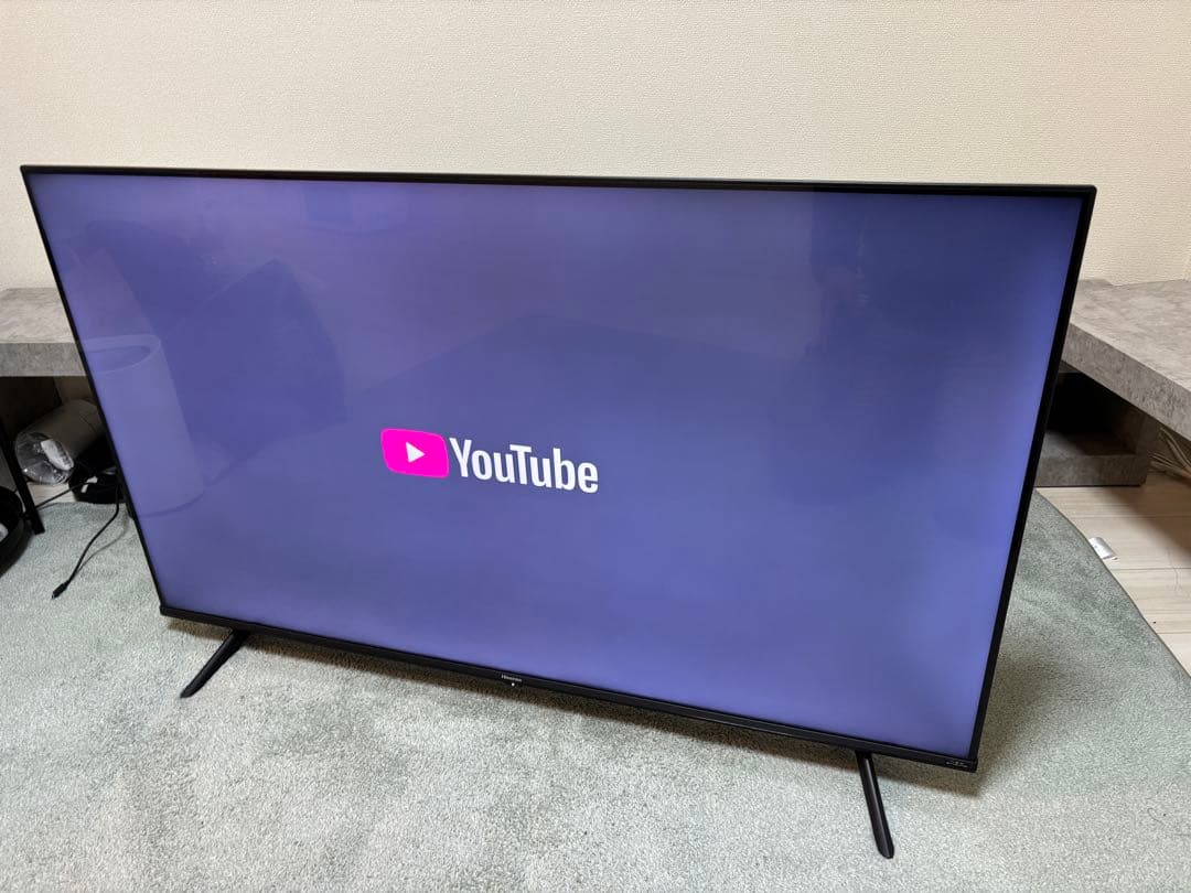 女性オーナー！ハイセンス 50インチ 4Kチューナー内蔵 液晶テレビ 50E6G