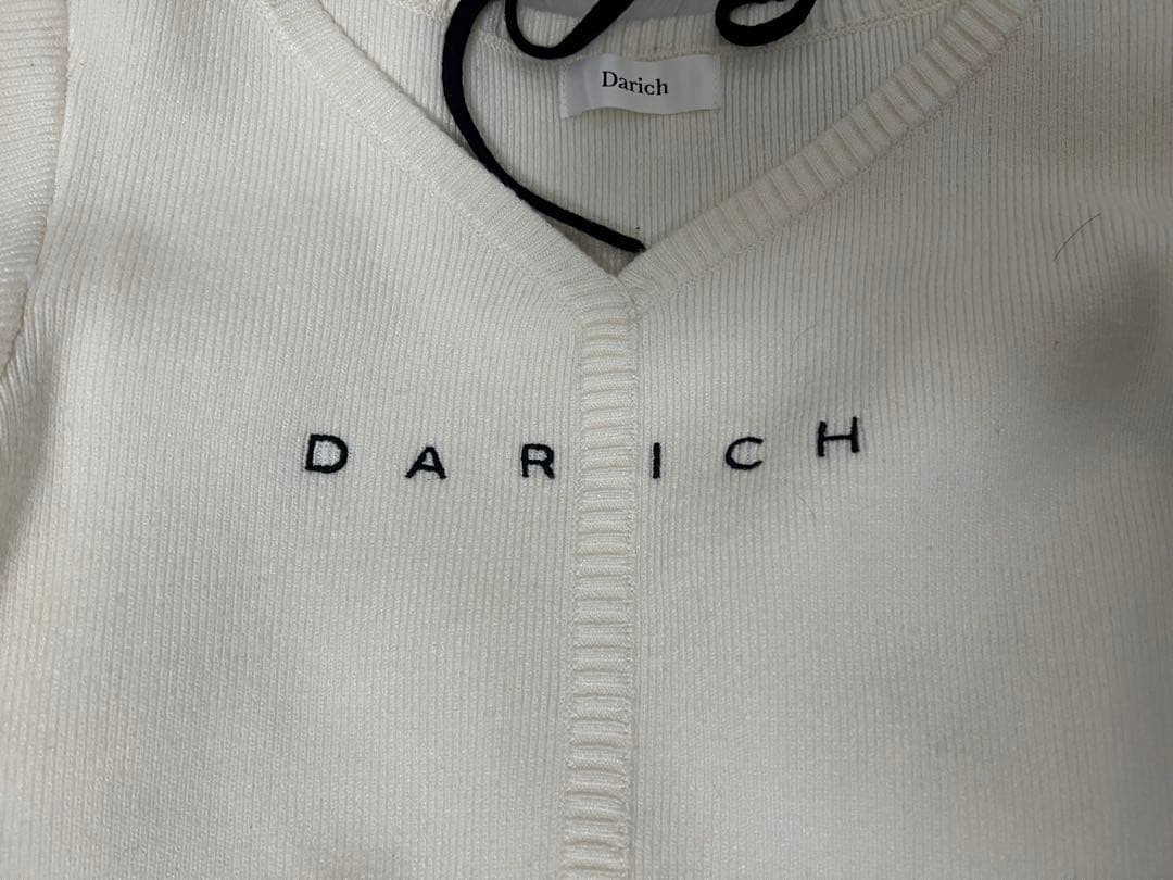 【Darich】ウエストオープンリボンデザインニットミニワンピース FL