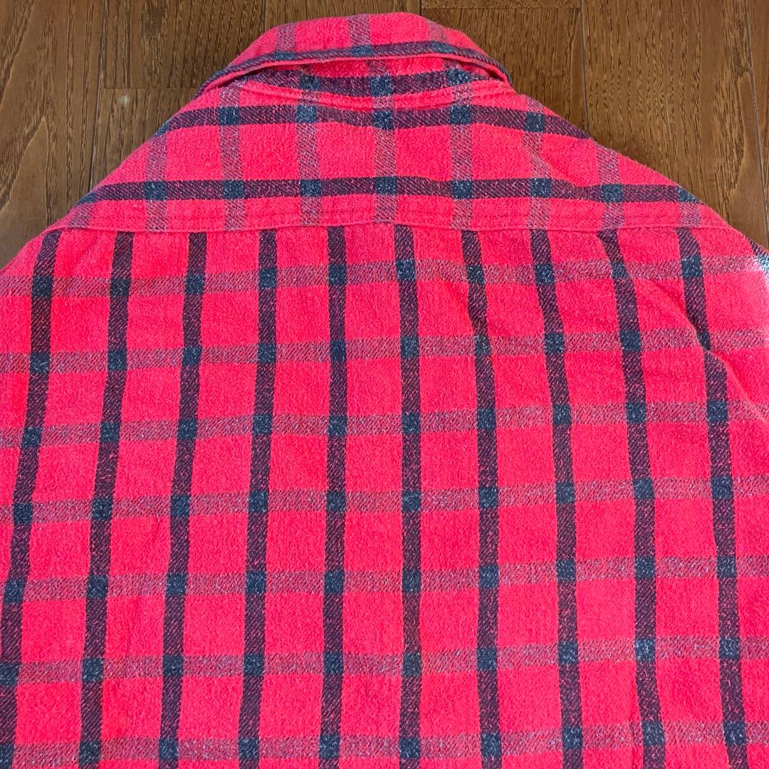 好配色◎ 70s FIVE BROTHER Flannel Shirt USA製