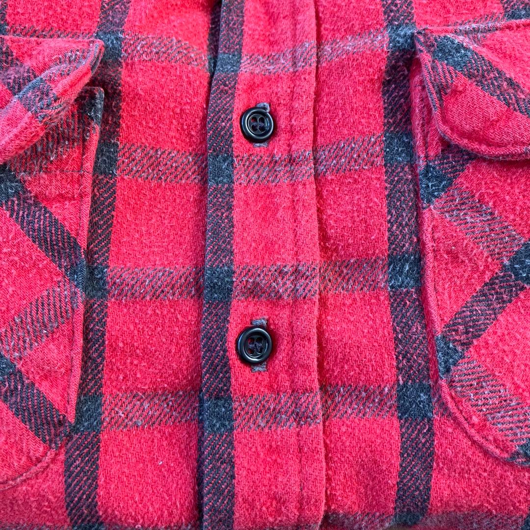 好配色◎ 70s FIVE BROTHER Flannel Shirt USA製