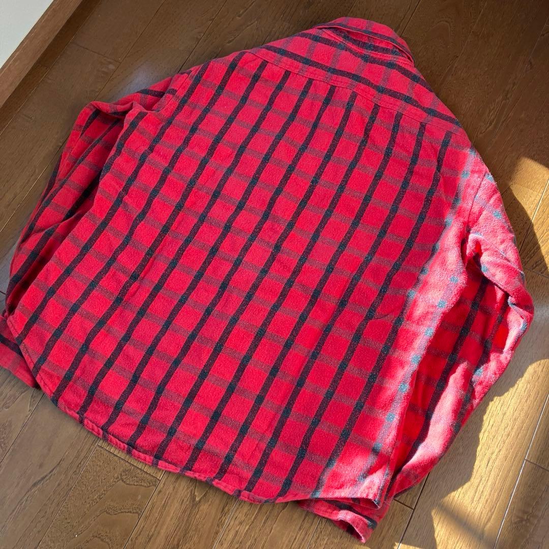 好配色◎ 70s FIVE BROTHER Flannel Shirt USA製