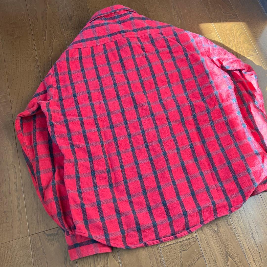 好配色◎ 70s FIVE BROTHER Flannel Shirt USA製