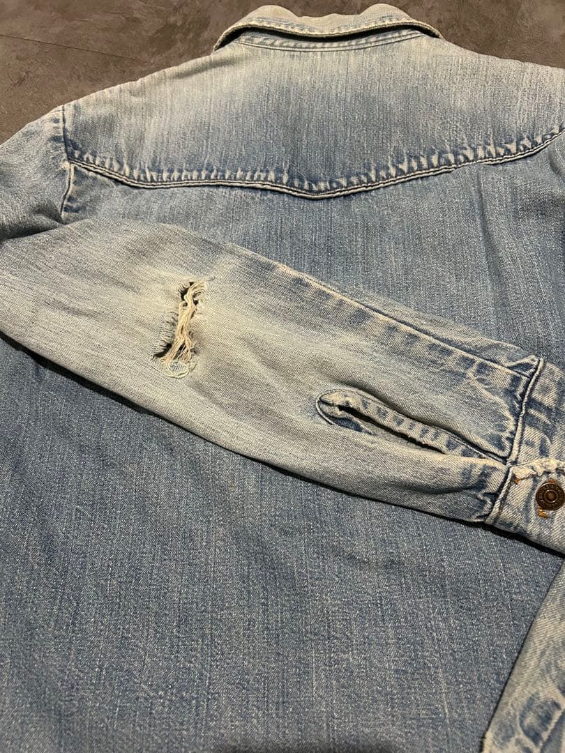 70’s Levi's フレッシュプロデュース デニムウエスタンシャツ 70s
