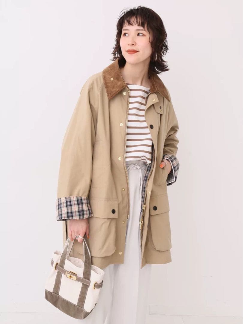 Spick&Span【Barbour】別注BEAUFORT SPオーバーサイズ