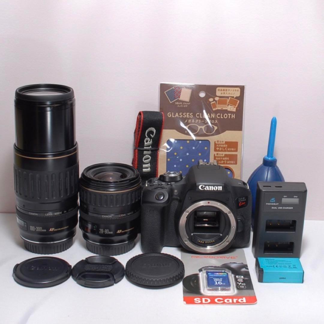 超望遠レンズデビュー✨CANON KISS X9i✨Wi-Fi接続✨ダブルレンズ