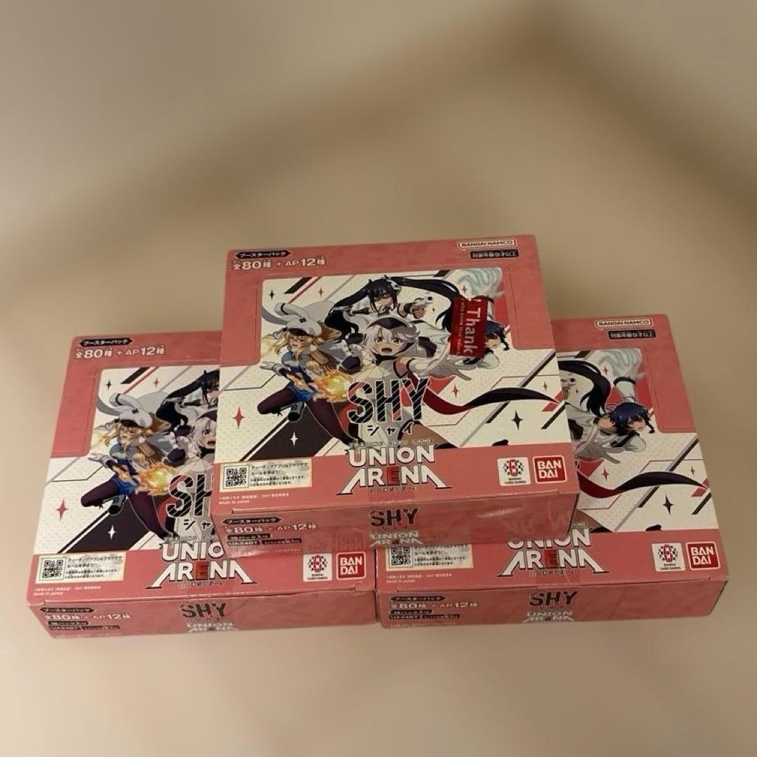 UNION ARENA ユニオンアリーナ SHY 3BOX 新品未開封 テープ付