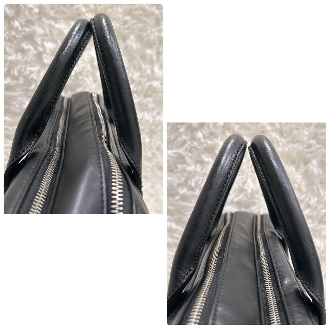 ポールスミス ビジネスバッグ ブリーフケース レザーブラック 2WAYショルダー