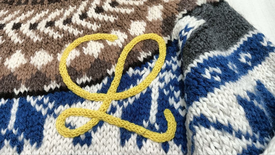 LOEWE ロエベ アルパカ ジャガードセーター