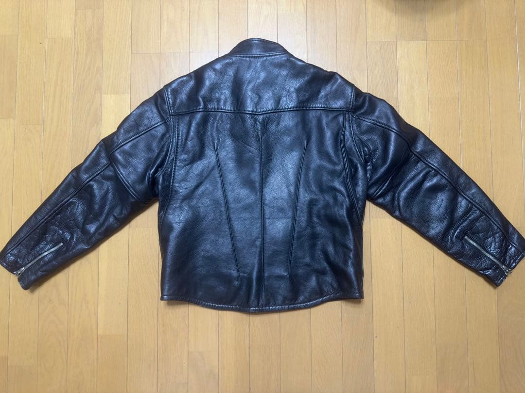 chevignon シェビニオン シングル レザージャケット L BLK