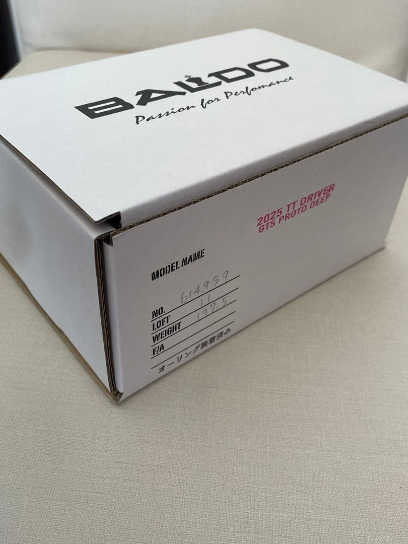 ★美品★BALDO TT D GT5 DEEP FACE　※ヘッドのみ