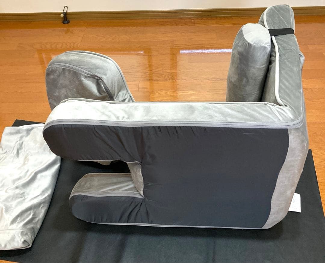 ニトリ　ゲーミング座椅子2 グレー（専用カバー付）※写真追加※