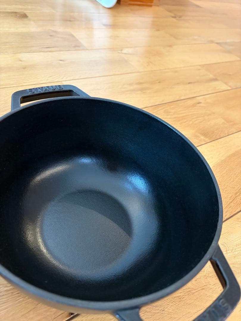 ストウブ　ワナベL 20cm ブラック　STAUB WA-NABE