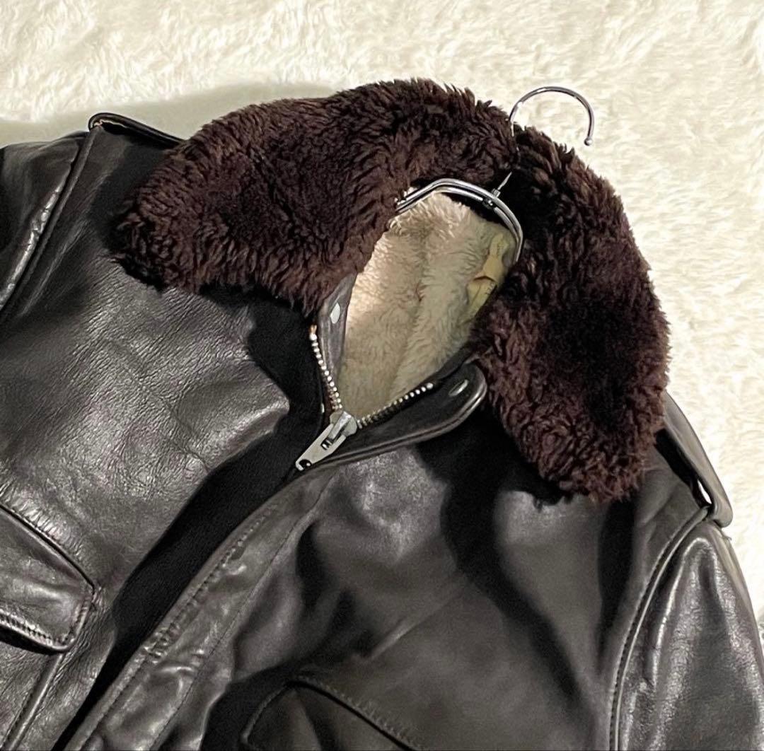 状態良好　SCHOTT　フライトジャケット　TYPE G-1　サイズ42　タロン