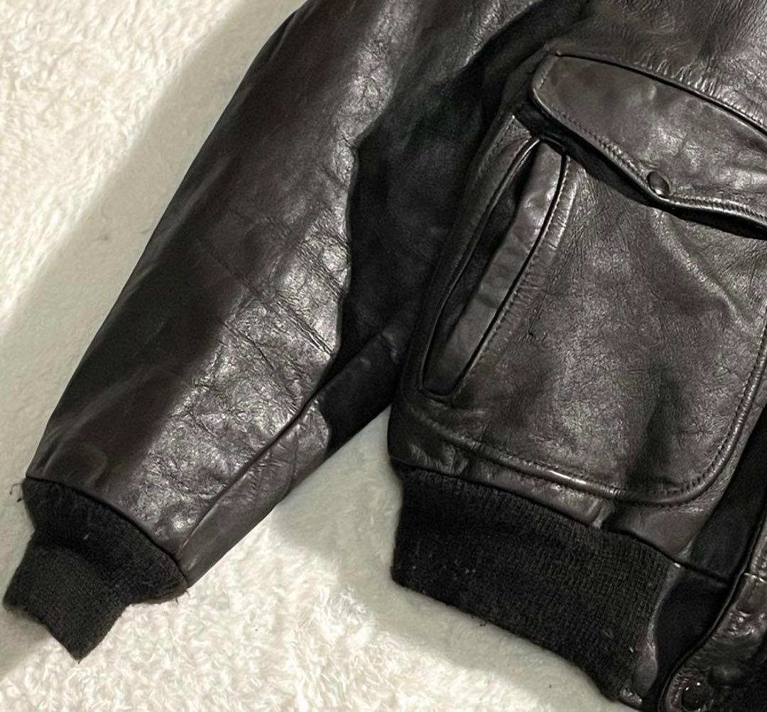 状態良好　SCHOTT　フライトジャケット　TYPE G-1　サイズ42　タロン