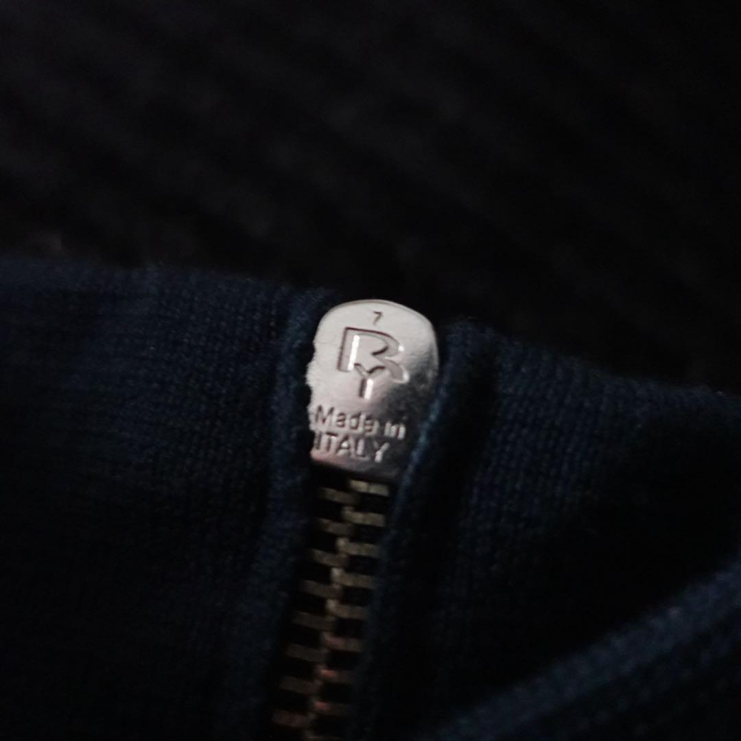 【極美品】Falconeri ダブルジップ　ドライバーズニット　イタリア製