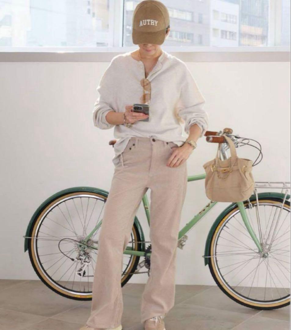 【AUTRY/オートリー】 CORDUROY CAP ベージュ