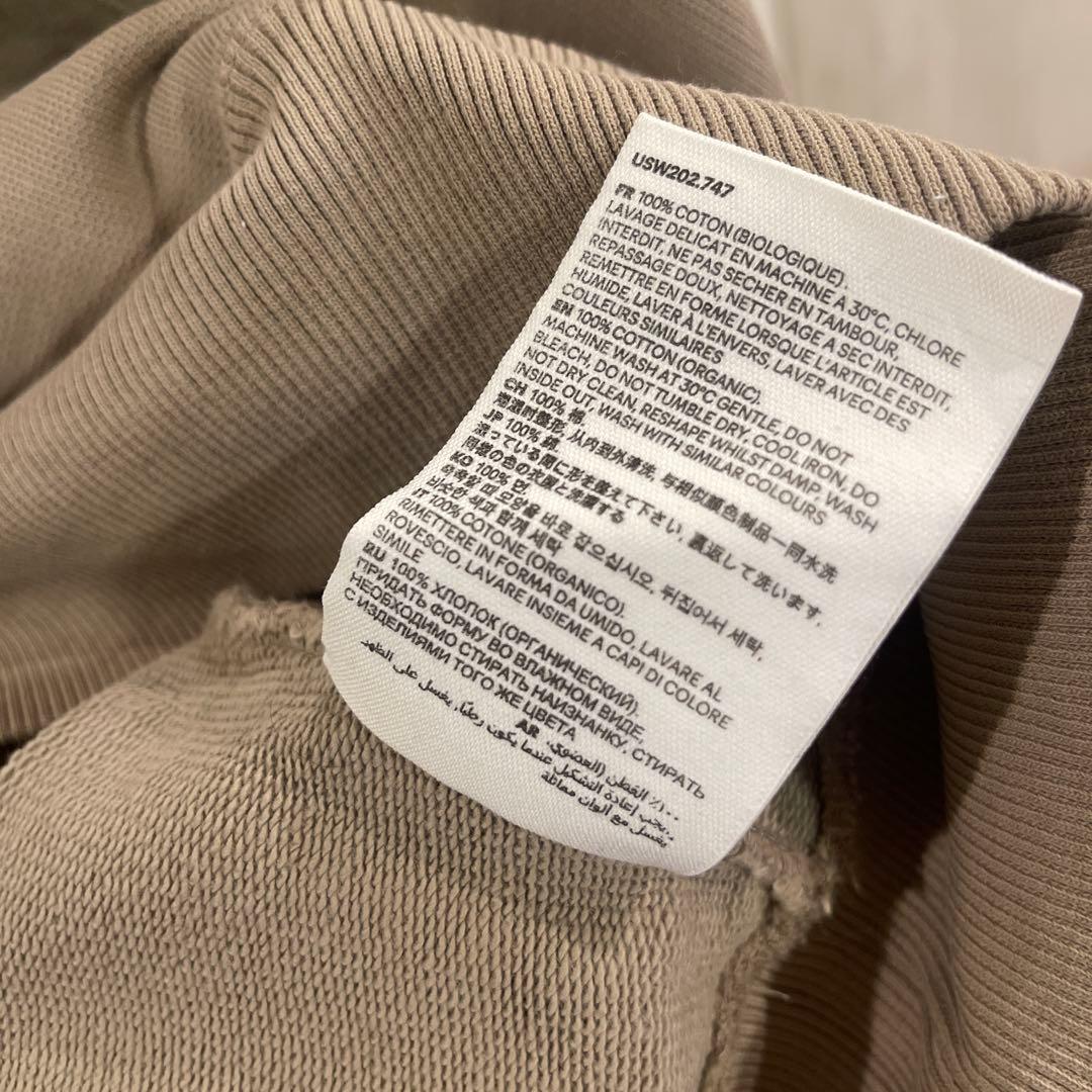 ami paris アミパリ ベージュ フードパーカー オーバーサイズ メンズ