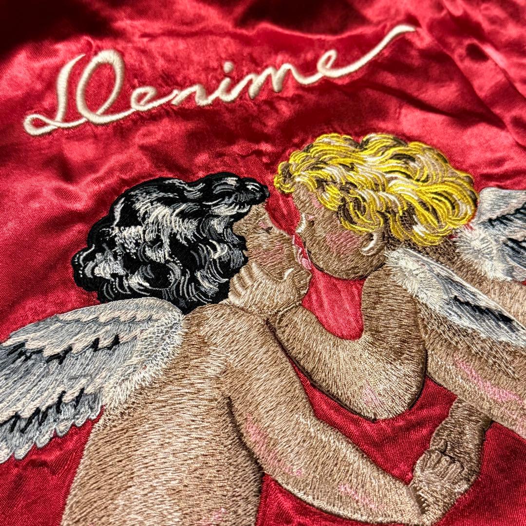 超美品希少サイズ42！ドゥニーム リバーシブルスカジャン 天使/悪魔 レーヨン