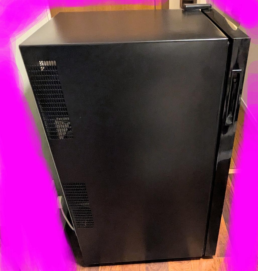 ワインセラー 32本 家庭用 ペルチェ方式 78L ブラック コンポジット