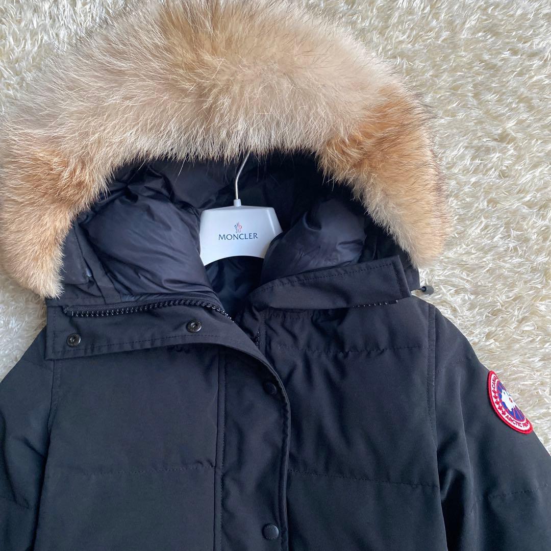 【極美】正規品 カナダグース マッケンジー ダウン Sサイズ ブラック 黒