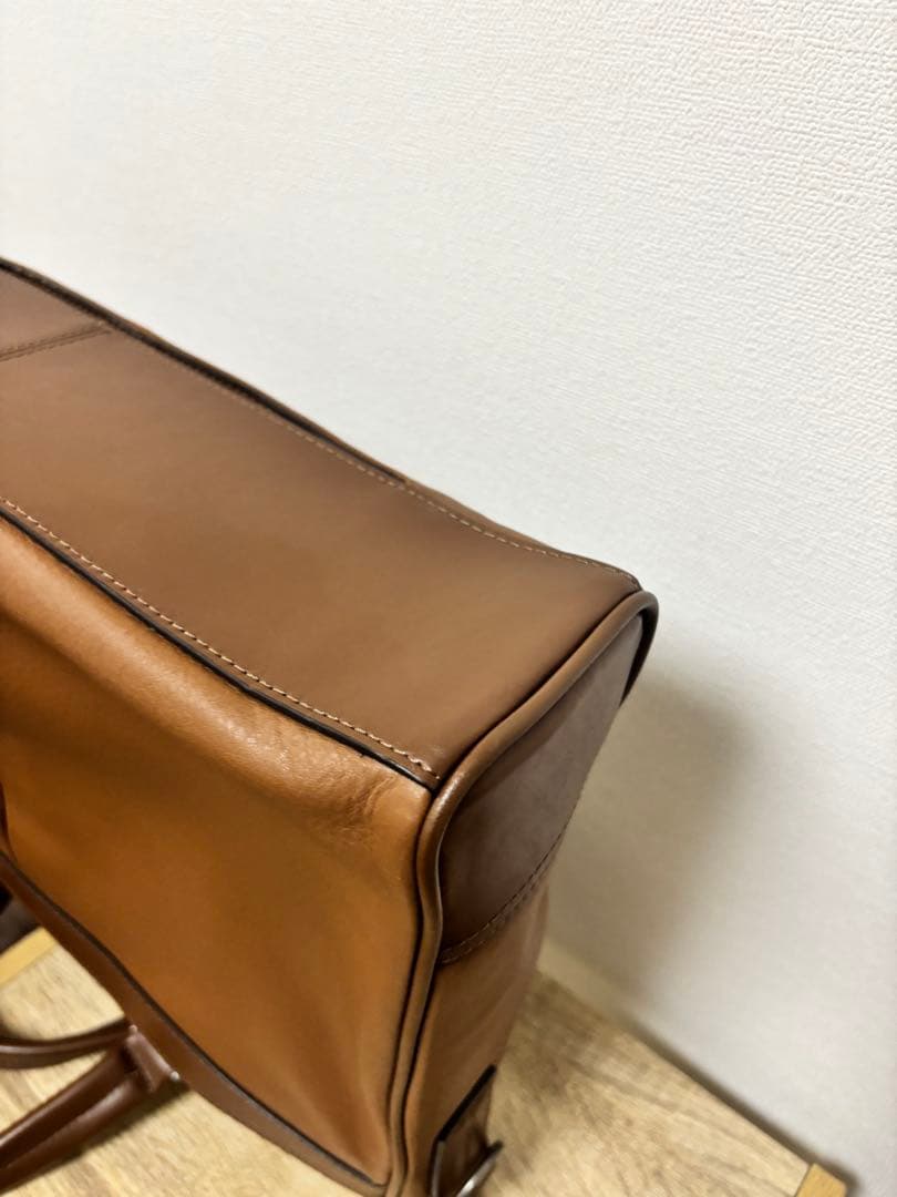 TUMI ブラウンレザー ビジネスバック　メンズ　トゥミ