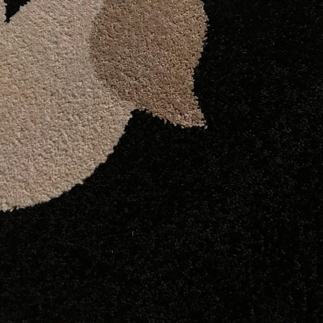 ラグ ラグマット 160x228cm カーペット ブラック ウィルトン織