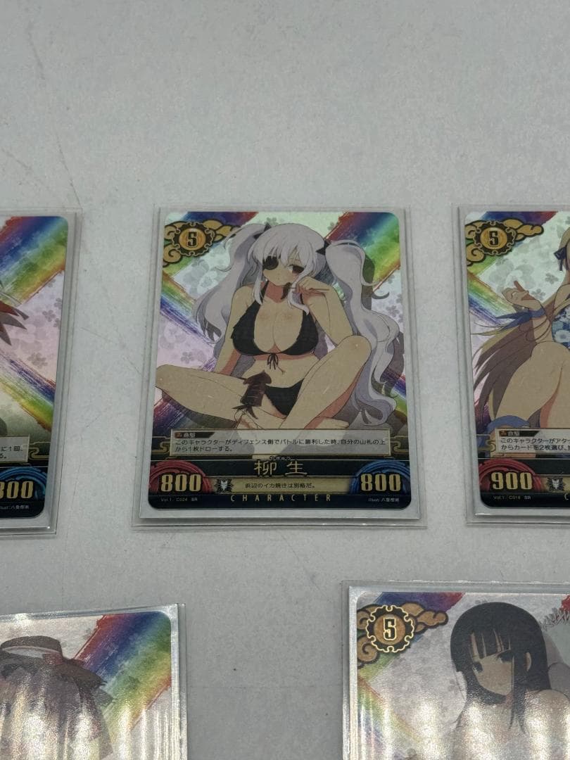 閃乱カグラ 斑鳩 飛鳥 柳生 トレーディングカードセット