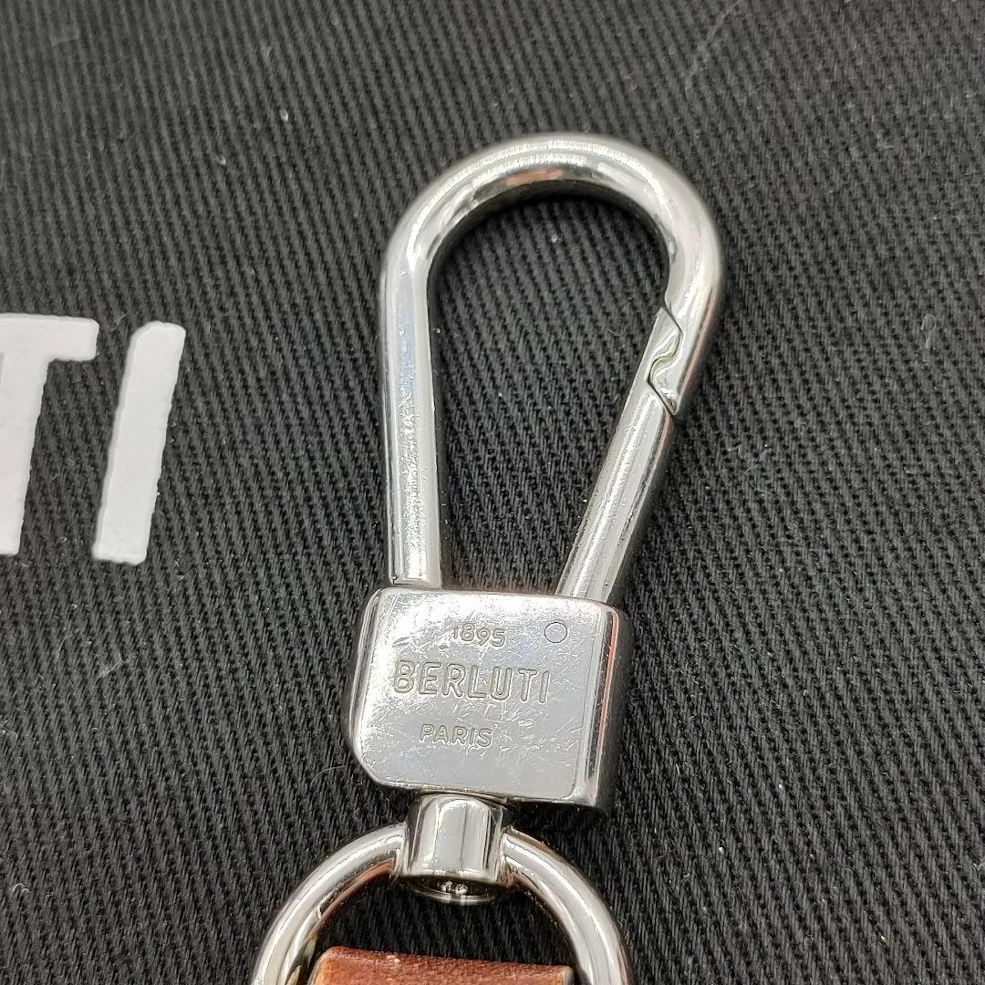 【極美品】ベルルッティ シューホーン キーリング カリグラフィ レザー