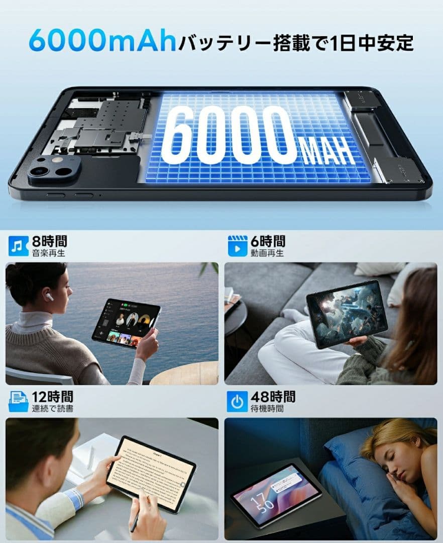 【新品】タブレット Android15 12G+128G 10.1インチ 8コア