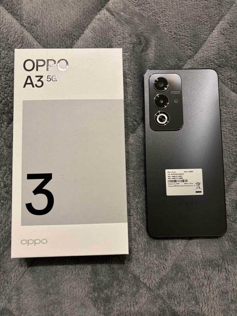 OPPO A3 5Gブラック 本体 箱付き