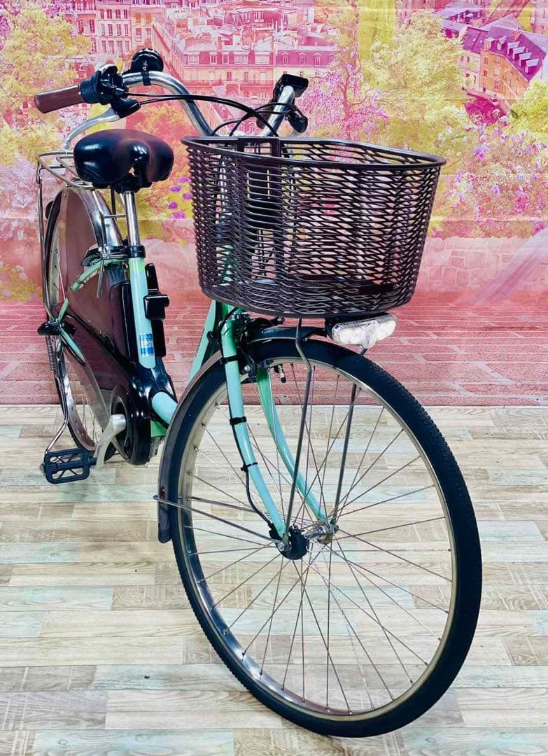 K2908 電動自転車パナソニック ママチャリ 26インチ 8Ah 送料無料