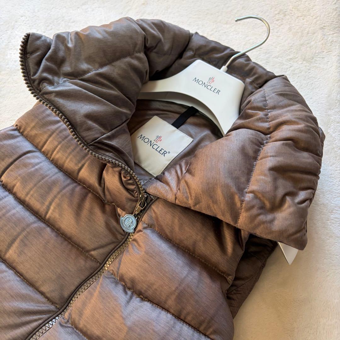 モンクレール TERNAY ダウン ベスト グレー レディース 冬物 ロゴ