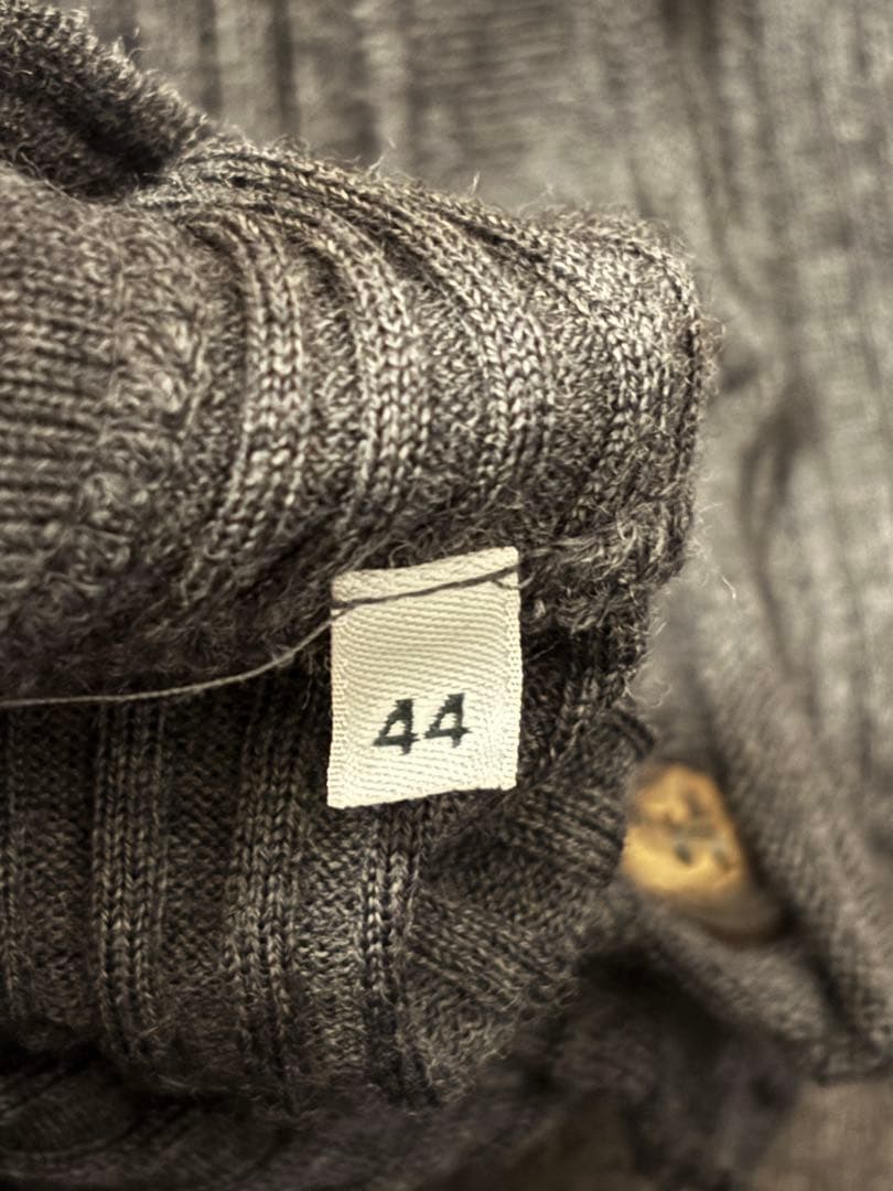 【美品】DOLCE&GABBANA リブ編みヘンリーネックニット 【Y2K】