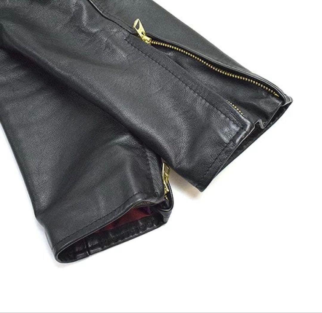 Supreme×Schott ダブルライダースジャケット s