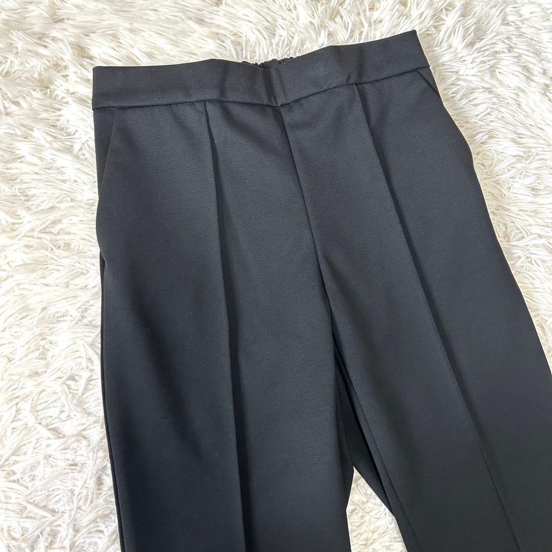 【未使用タグ付☆洗える】レディース ナイロンポンチパジャマスーツ セット 黒 S